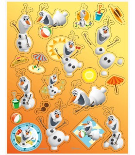 Frozen 'Olaf in Summer' Stickers (4 sheets)