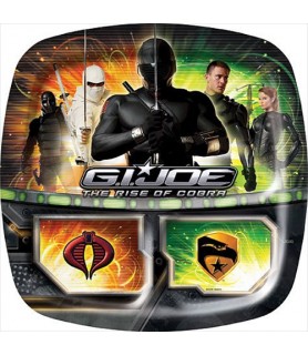 G.I. Joe 'Rise of Cobra' Large Paper Pocket Plates (8ct)