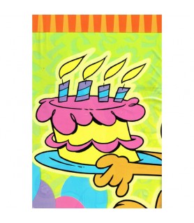 Garfield Birthday Plastic Table Cover (1ct)