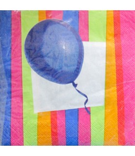 Happy Birthday 'Photo Balloons' Small Napkins (16ct)