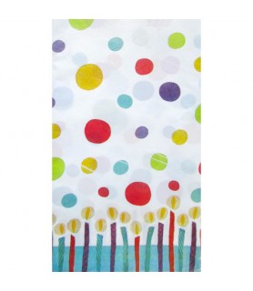 Birthday Pizzazz Plastic Table Cover (1ct)