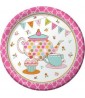 Birthday 'Tea Time' Large Paper Plates (8ct)