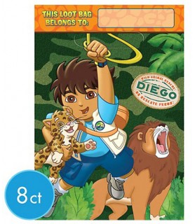 Go Diego Go! 'Biggest Rescue' Favor Bags (8ct)