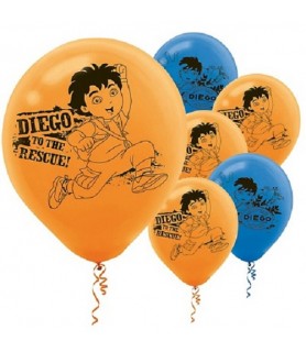 Go Diego Go! 'Biggest Rescue' Latex Balloons (6ct)