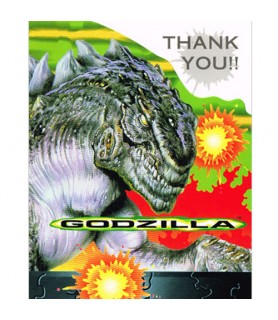 Godzilla Vintage 1998 Thank You Notes w/ Envelopes (8ct)