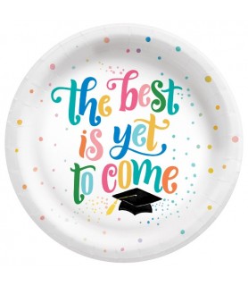 Graduation 'Follow Your Dreams' Small Paper Plates (20ct)