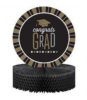 Graduation 'Glitzy Grad' Honeycomb Centerpiece Decoration (1ct)