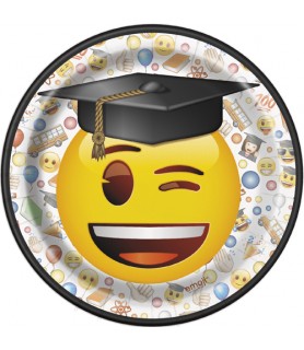Graduation 'Emoji Grad' Small Paper Plates (8ct)