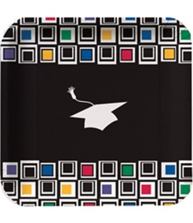 Graduation 'Mod Grad' Small Paper Plates (8ct)