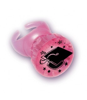 Graduation Pink Light-Up Ring / Favor (1ct)