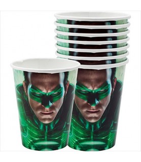 Green Lantern 9oz Paper Cups (8ct)