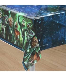 Green Lantern Plastic Table Cover (1ct)