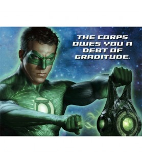 Green Lantern Thank You Notes w/ Envelopes (8ct)