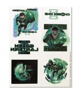 Green Lantern Temporary Tattoos (2 sheets)