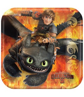 How to Train Your Dragon 2 Small Paper Plates (8ct)