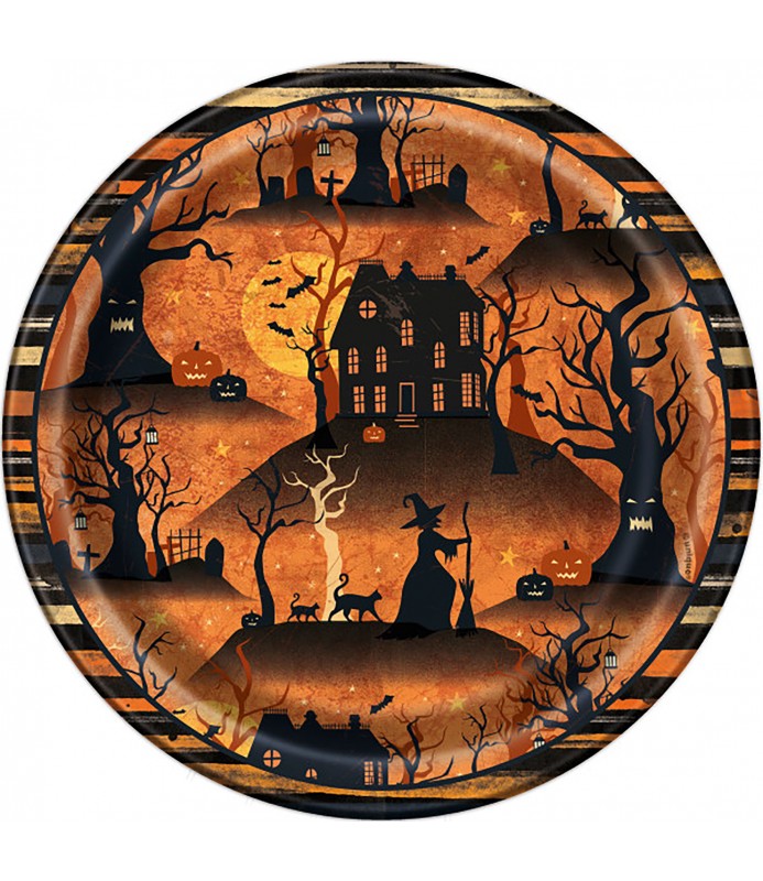 The Nightmare Before Christmas Lunch Plates 8ct