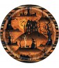 Halloween 'Full Moon' Large Paper Plates (8ct)