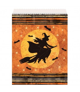 Halloween 'Full Moon' Paper Favor Bags (8ct)