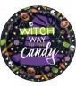 Halloween 'Skeleton Trick or Treat' Small Paper Plates (8ct)