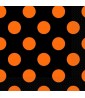 Halloween 'Orange and Black Polka Dots' Small Napkins (16ct)