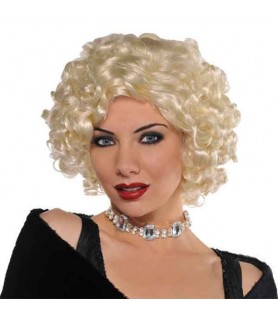 Blonde Curly Roxie Wig (1ct)