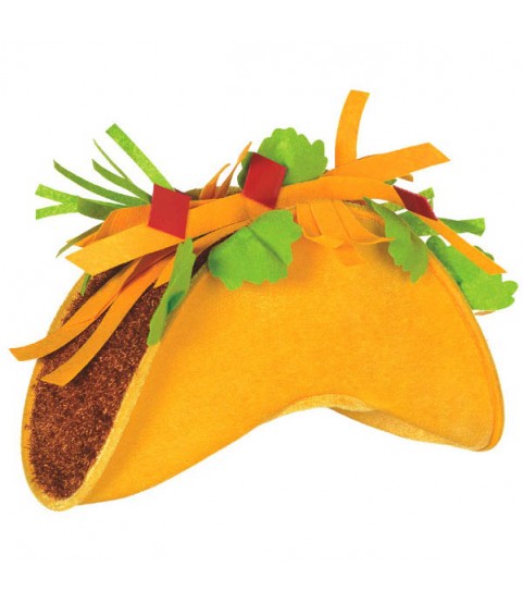 Halloween Taco Adult Plush Hat (1ct)