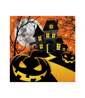 Halloween 'Haunted Hill' Small Napkins (16ct)