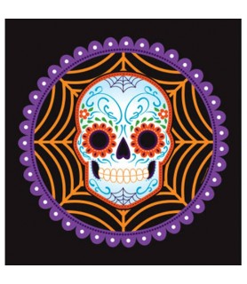 Halloween 'Day of the Dead' Plastic Table Cover (1ct)
