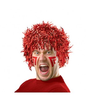 Red Tinsel Fun Wig (1ct)