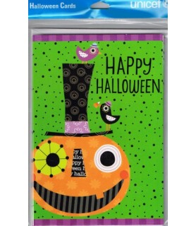 Halloween Grin Greeting Cards w/ Envelopes (6ct)