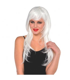 White Glamorous Wig (1ct)