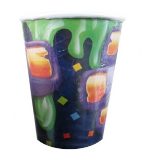 Halloween 'Monster Party' 9oz Paper Cups (8ct)