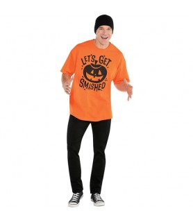 Halloween 'Let's Get Smashed' Adult T-Shirt (Extra Large)