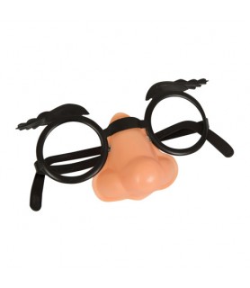 Halloween Child Size Nose & Eyebrows Novelty Glasses (4ct)