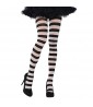 Black and White Striped Tights (1 pair)