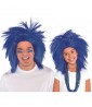 Blue Crazy Wig (1ct)