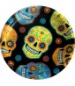 Halloween 'Sugar Skull' Large Paper Plates (8ct)