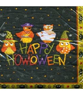 Halloween 'Costume Owls' Lunch Napkins (16ct)