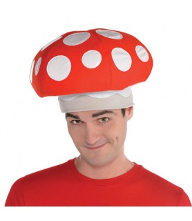 Halloween Mushroom Adult Plush Hat (1ct)