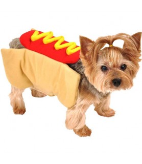 Halloween Hot Dog Pet Costume (XS/S)