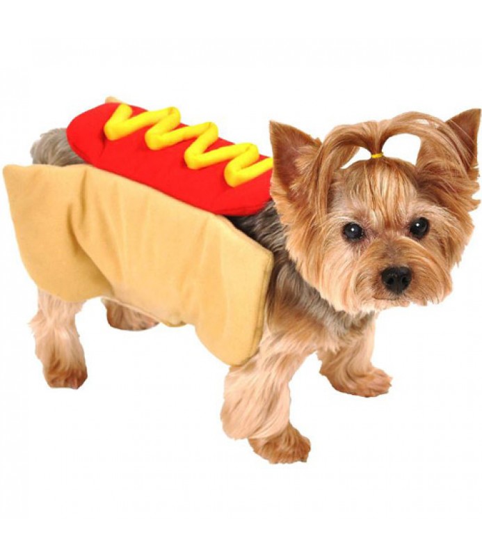 Halloween Hot Dog Pet Costume (XS/S)