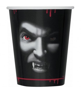 Halloween 'Vampire' 9oz Paper Cups (8ct)
