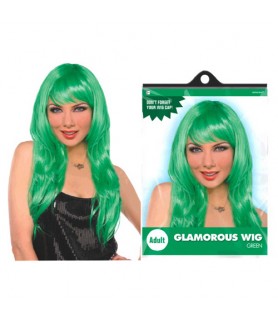 Green Glamorous Wig (1ct)