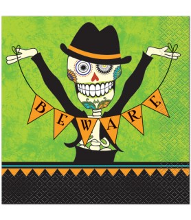 Halloween 'Day of the Dead' Lunch Napkins (16ct)