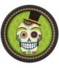 Halloween 'Day of the Dead' Large Paper Plates (8ct)