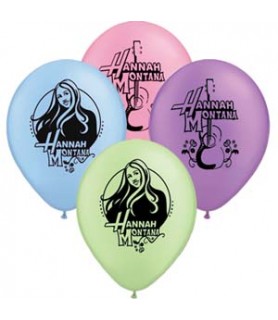 Hannah Montana Latex Balloons (6ct)