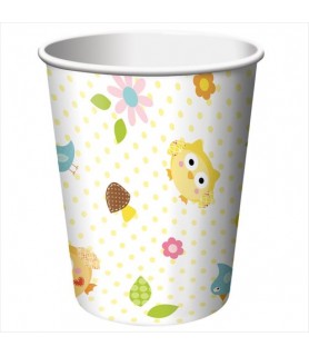 Happi Tree Owl 9oz Paper Cups (8ct)