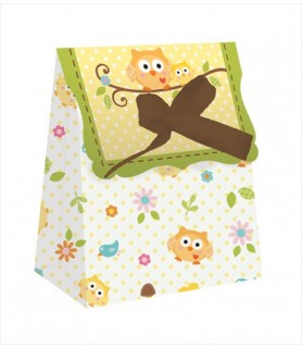 Happi Tree Owl Small Favor Bags (12ct)