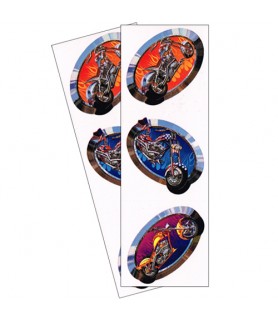 Chopper Motorcycle Stickers (2 sheets)