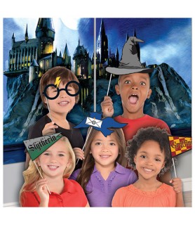 Harry Potter 'Mascots' Wall Poster Decorating Kit w/ Photo Props (15pc)